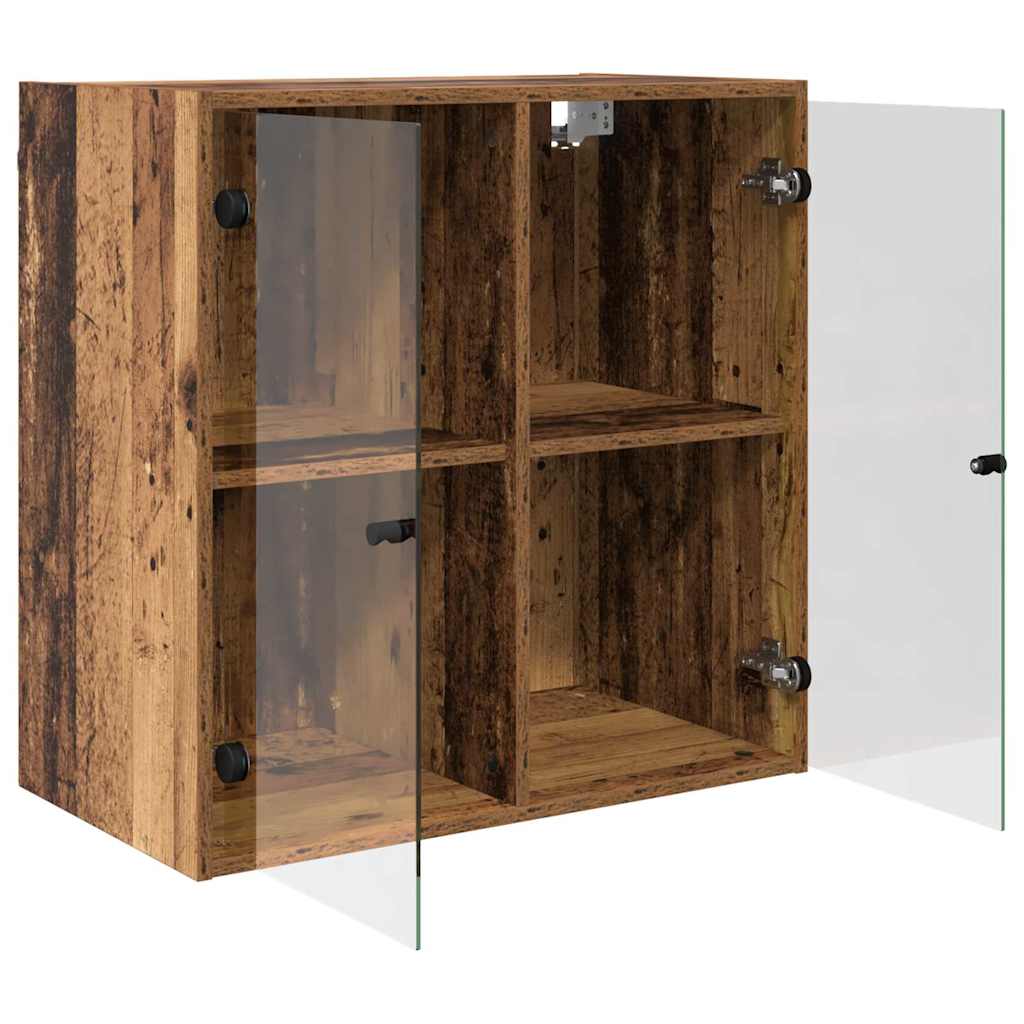 Vægskab Gammelt træ 68 x 37 x 68,5 cm Konstrueret træ