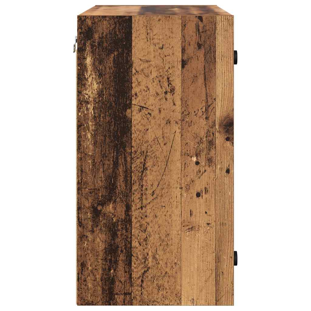 Vægskab Gammelt træ 68 x 37 x 68,5 cm Konstrueret træ