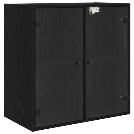 Vægskab 68 x 37 x 68,5 cm Konstrueret træ Sort eg