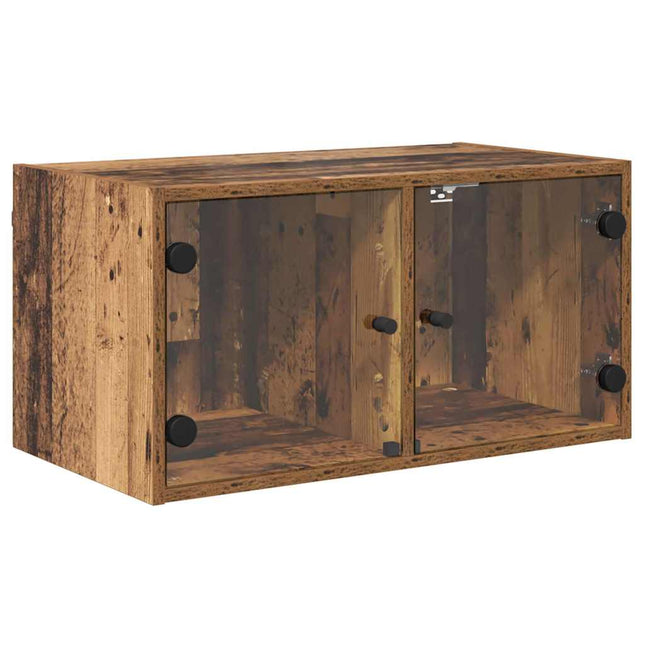 Vægskab 68 x 37 x 35 cm Konstrueret træ Gammelt træ