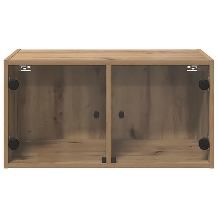 Væggeskabe 2 stk. 68 x 37 x 35 cm Konstrueret træ