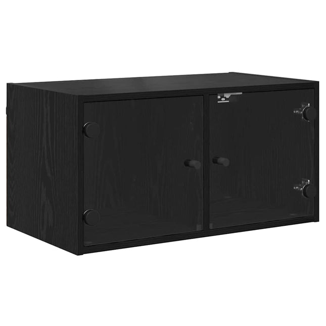 Vægskab 68 x 37 x 35 cm Konstrueret træ Sort eg
