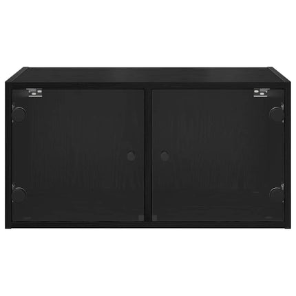Vægskab 68 x 37 x 35 cm Konstrueret træ Sort eg