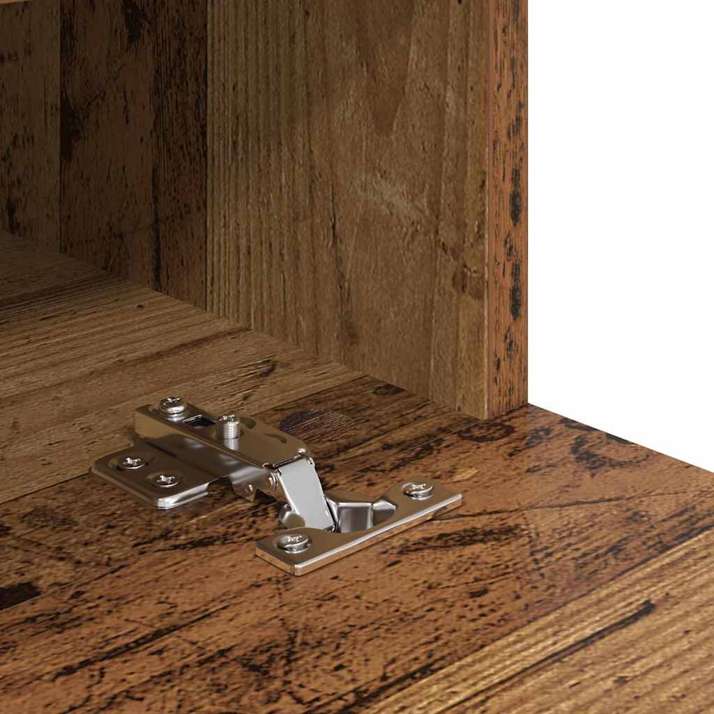 TV vægskab Gammelt træ 80 x 30 x 30 cm Konstrueret træ