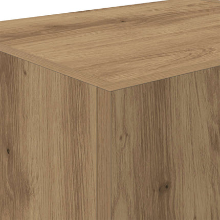 TV Væghylder 2 pcs Artisan Egetræ Konstrueret træ
