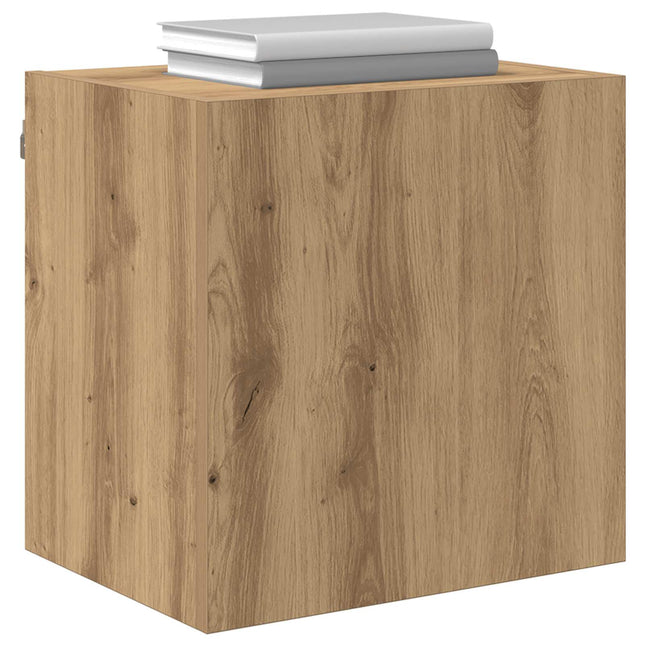 TV Væghylder 2 pcs Artisan Egetræ 40,5x30x40cm Konstrueret træ