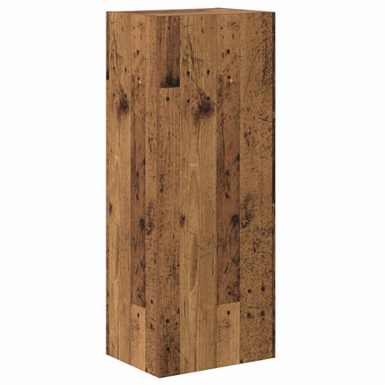 TV vægskab Gammelt træ 40,5 x 30 x 102 cm Konstrueret træ