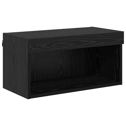 TV-møbelsæt 60 x 30 x 30 cm Sort eg Konstrueret træ