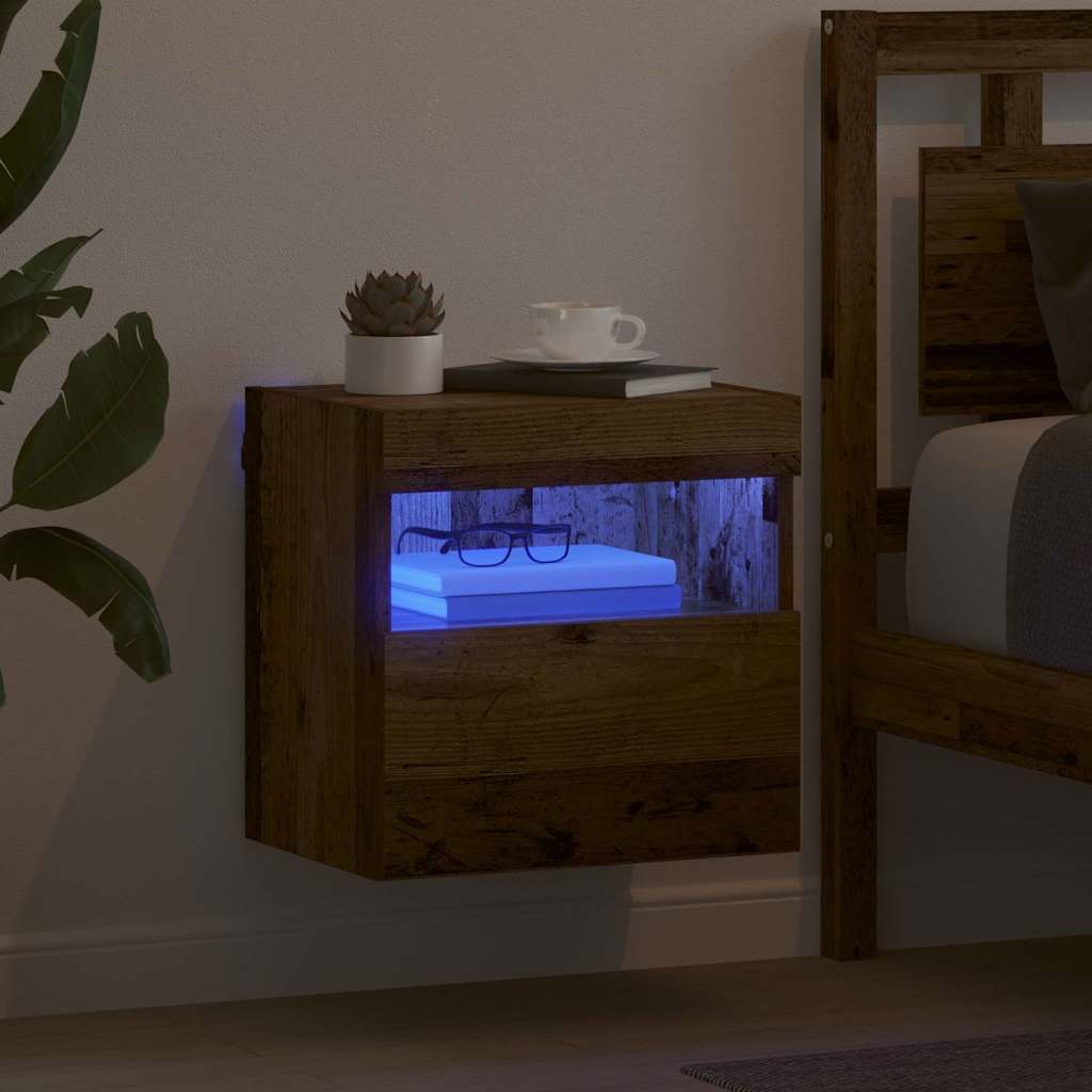 TV vægskab Gammelt træ 40 x 30 x 40 cm Konstrueret træ