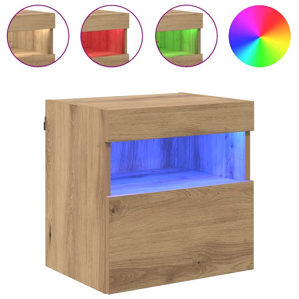 TV vægskab Artisan Egetræ 40 x 30 x 40 cm Konstrueret træ