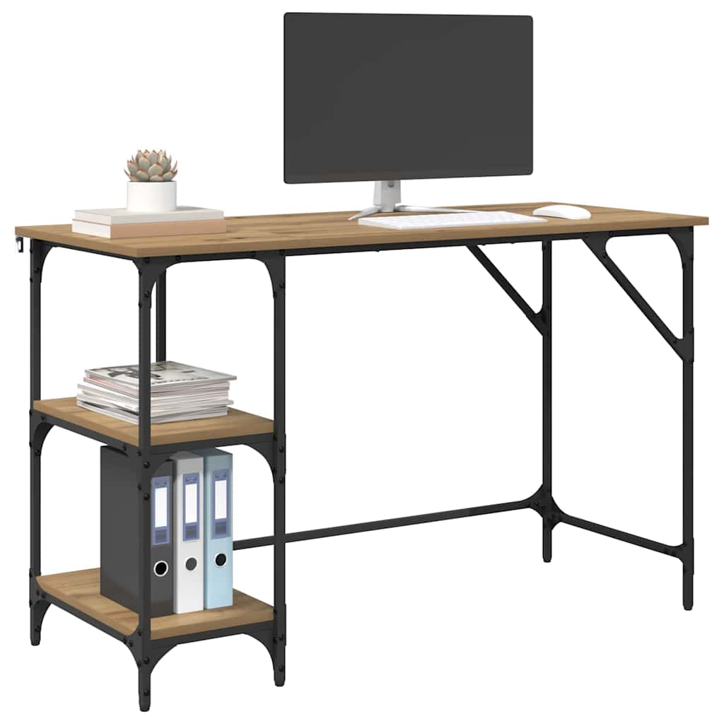 Bord Artisan Egetræ 120 x 50 x 75 cm Konstrueret træ