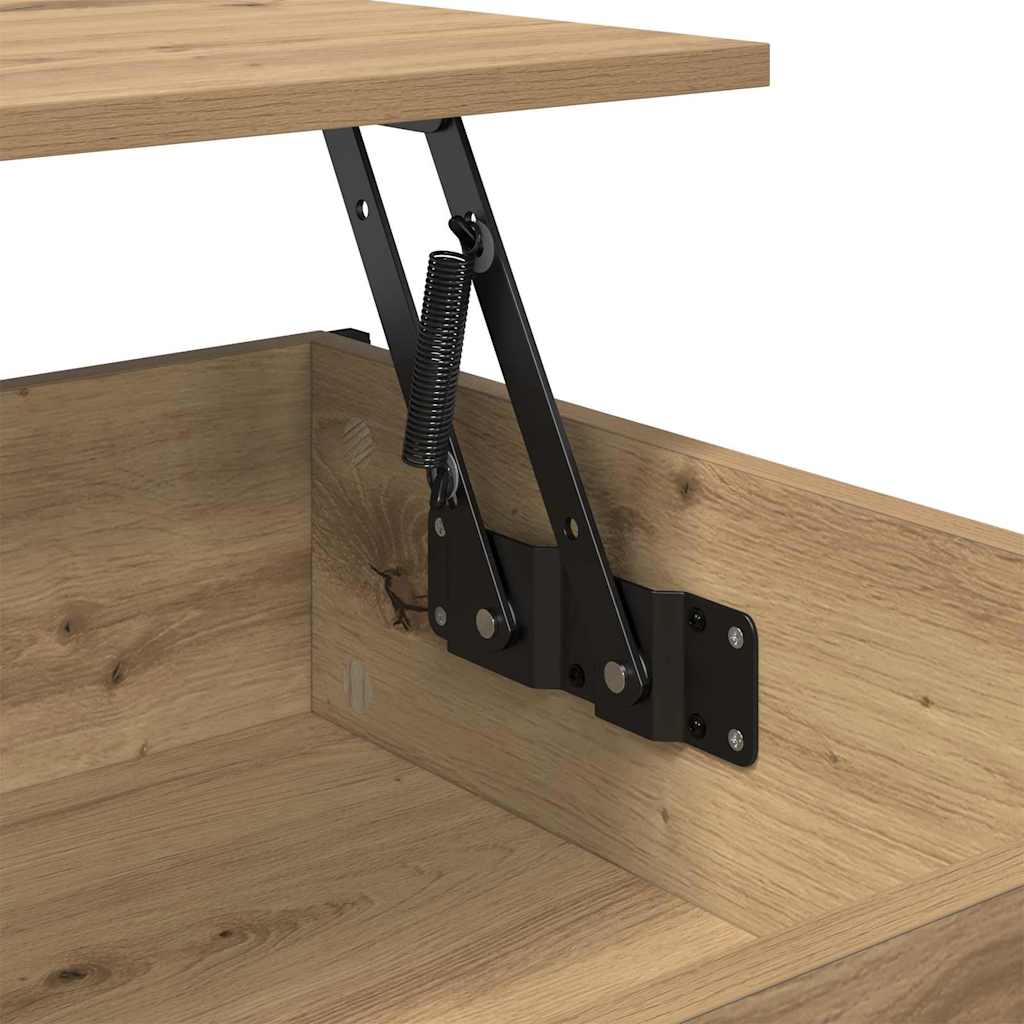 Sofabord Artisan Egetræ 100 x 55 x 48.5 cm Konstrueret træ