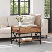 Sofabord Gammelt træ 70x50x50cm Konstrueret træ