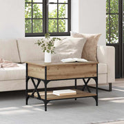 Sofabord Artisan Egetræ 70x50x50cm Konstrueret træ