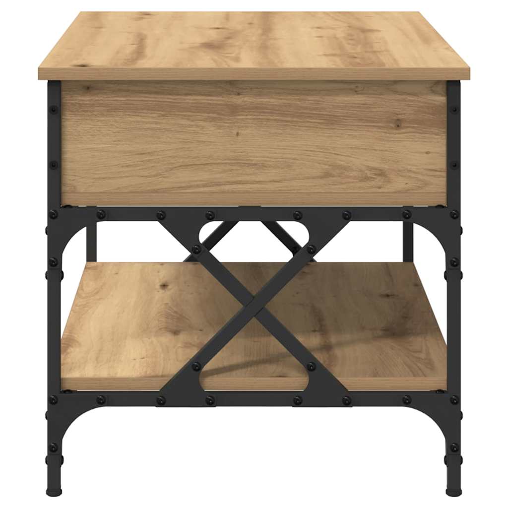 Sofabord Artisan Egetræ 70x50x50cm Konstrueret træ