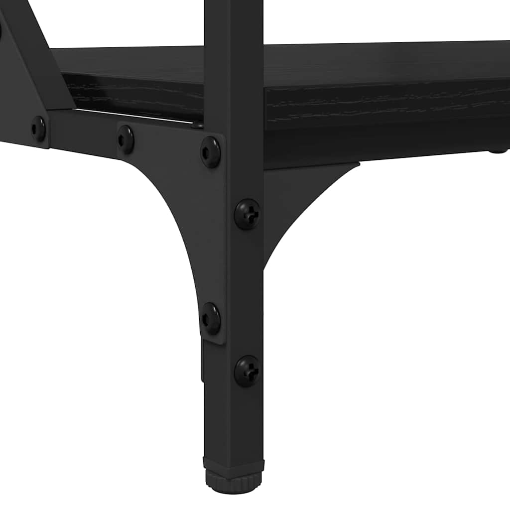 Sofabord Sort eg 70x50x50cm Konstrueret træ