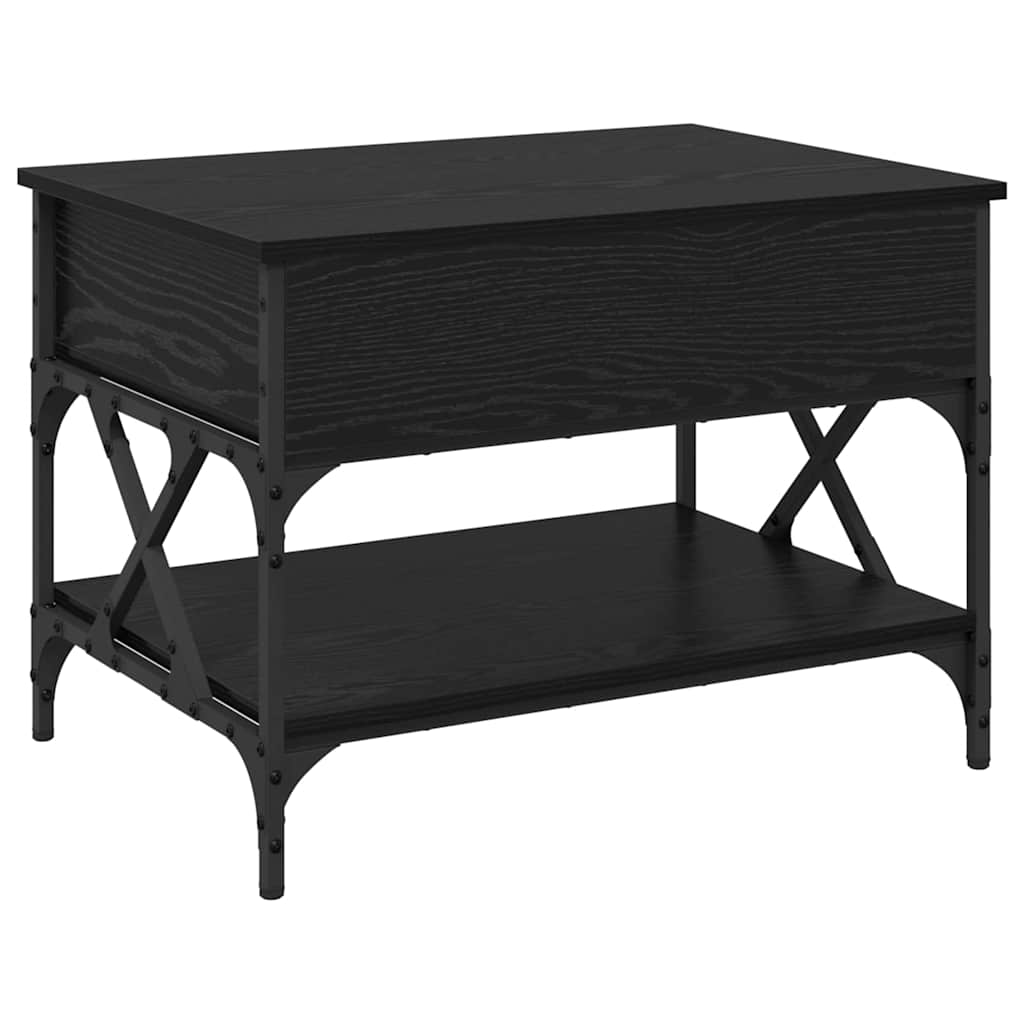 Sofabord Sort eg 70x50x50cm Konstrueret træ