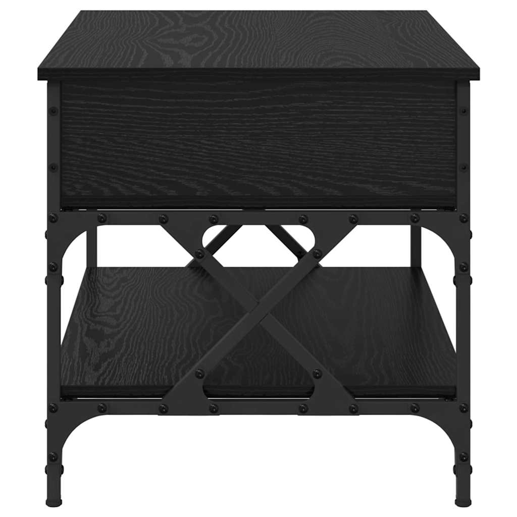 Sofabord Sort eg 70x50x50cm Konstrueret træ