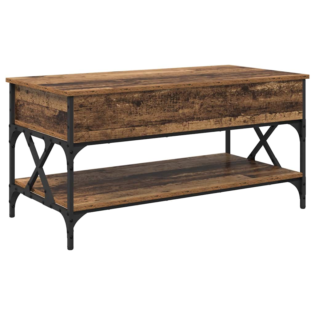 Sofabord Gammelt træ 100 x 50 x 50 cm Konstrueret træ