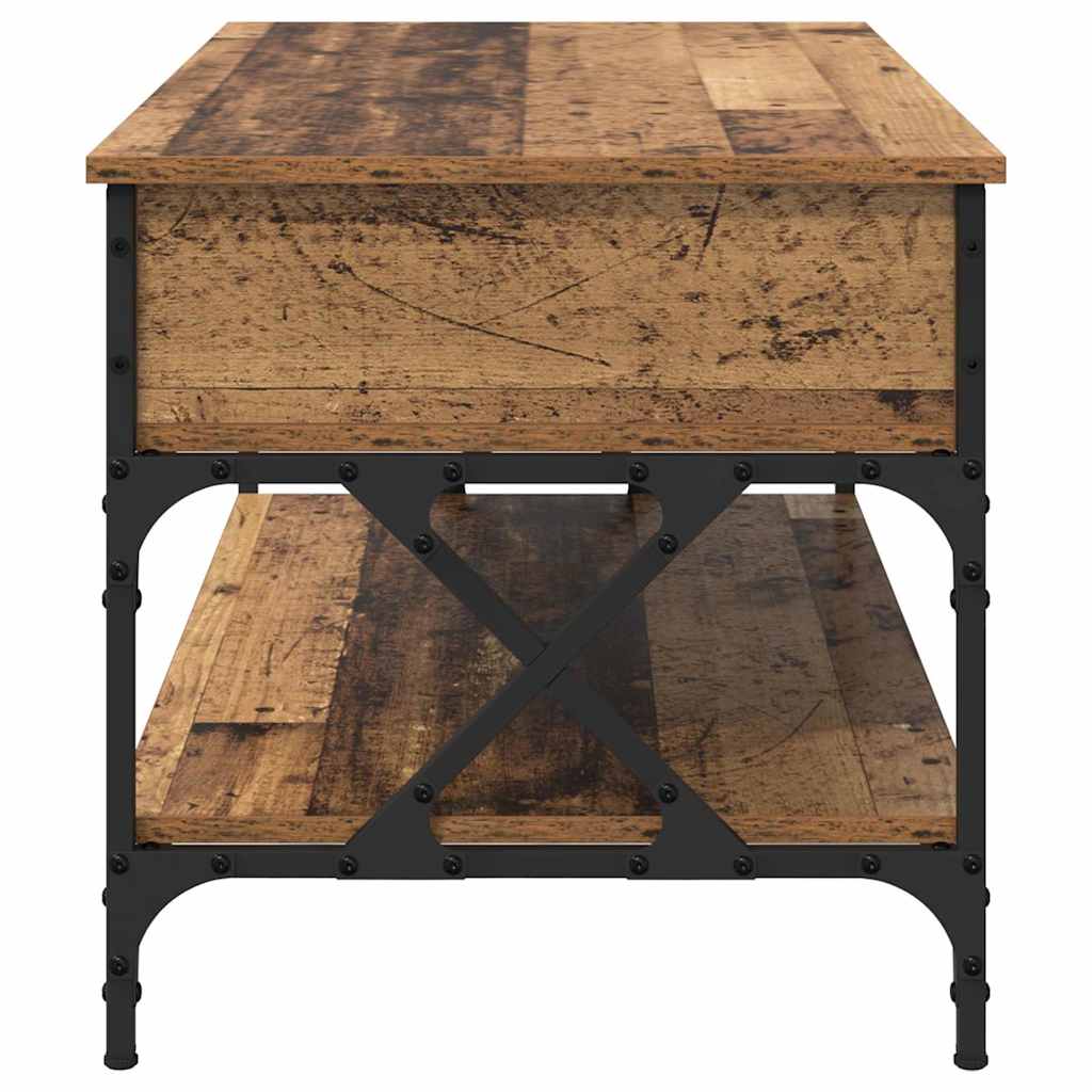 Sofabord Gammelt træ 100 x 50 x 50 cm Konstrueret træ