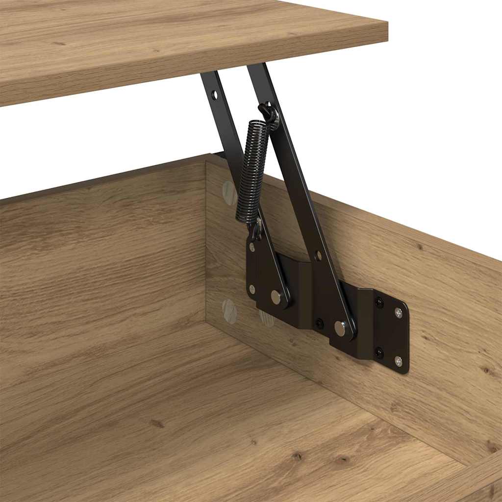 Sofabord Artisan Egetræ 100 x 50 x 50 cm Konstrueret træ