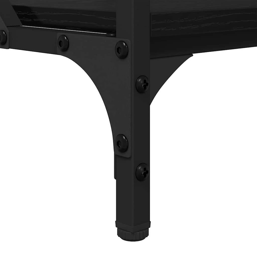 Sofabord Sort eg 100 x 50 x 50 cm Konstrueret træ