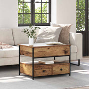 Sofabord Gammelt træ 70 x 50 x 54,5 cm Konstrueret træ