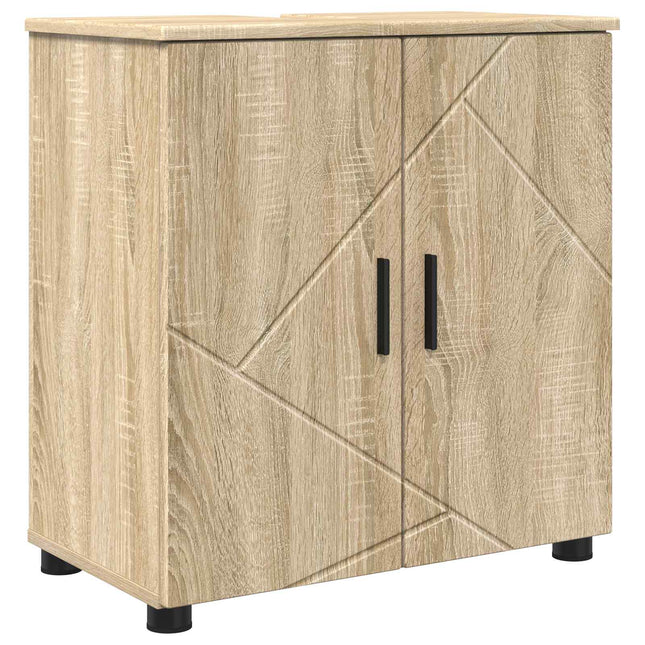 Badeværelsesskab med opbevaring Sonoma eg 61 x 35 x 64 cm