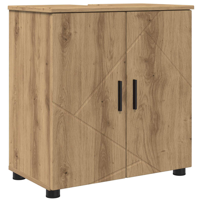 Badeværelsesskab med opbevaring Artisan Egetræ 61 x 35 x 64 cm