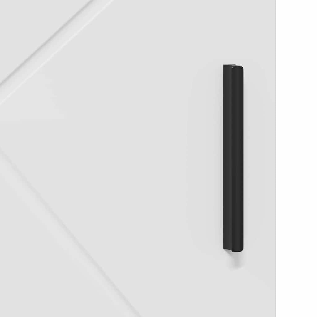 Badeværelsesskab Hvid 60 x 35 x 80 cm Konstrueret træ & Metal