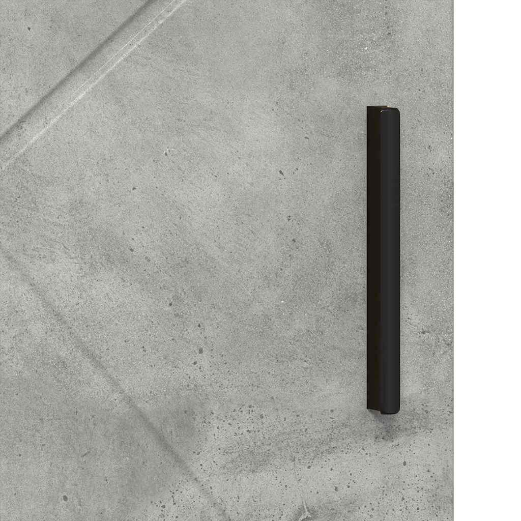 Badeværelsesskab med opbevaring Beton Grå 60 x 35 x 80 cm