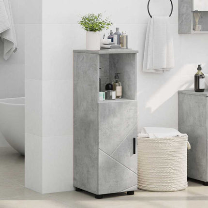 Badeværelsesskab med opbevaring Beton Grå 30 x 35 x 95 cm