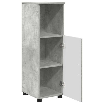 Badeværelsesskab med opbevaring Beton Grå 30 x 35 x 95 cm