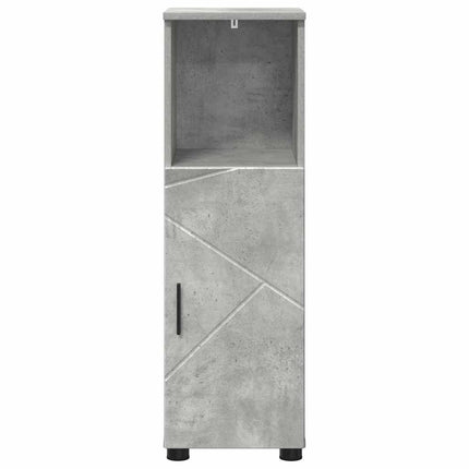 Badeværelsesskab med opbevaring Beton Grå 30 x 35 x 95 cm
