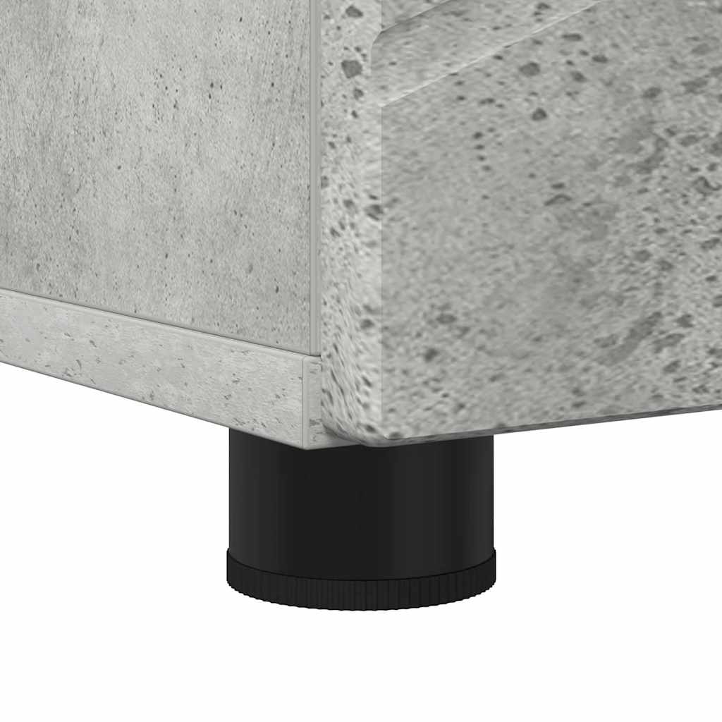 Badeværelsesskab med opbevaring Beton Grå 30 x 35 x 192 cm