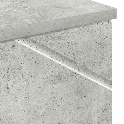 Badeværelsesskab med opbevaring Beton Grå 30 x 35 x 192 cm