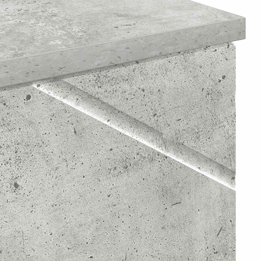 Badeværelsesskab med opbevaring Beton Grå 30 x 35 x 192 cm