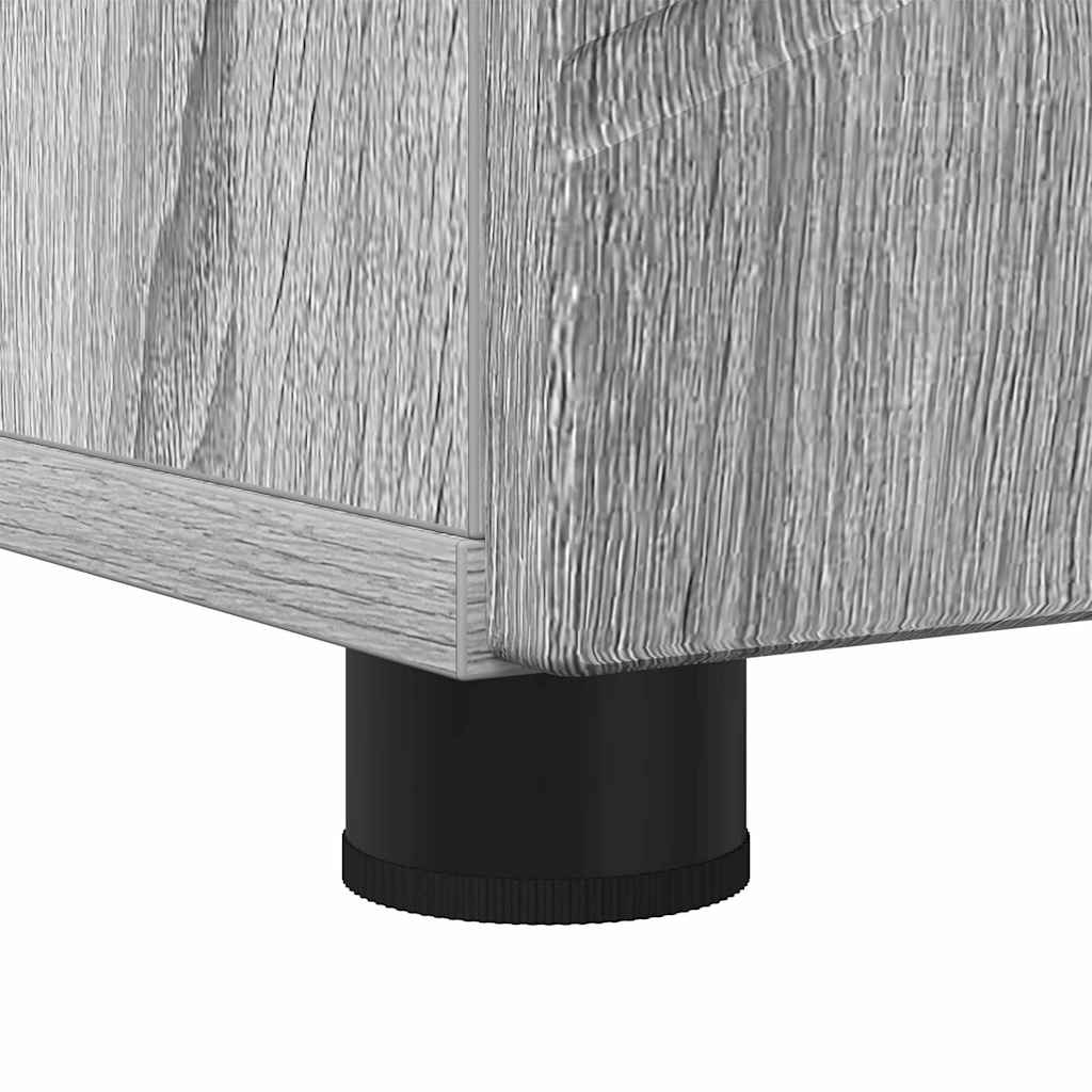 Badeværelsesskab med opbevaring Grå Sonoma 30 x 35 x 192 cm