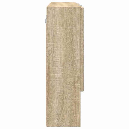Spejlskab Vægmonteret Sonoma eg 80 x 17 x 55 cm Konstrueret træ