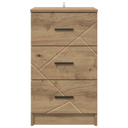 Natskab artisan eg 38 x 38 x 66 cm Konstrueret træ