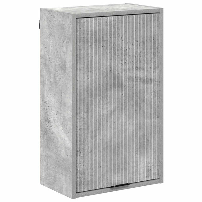 Badeværelsesskab Vægmonteret Beton Grå 39 x 23,5 x 65 cm