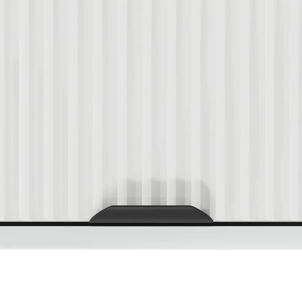 Badeværelsesskab Vægmonteret Høj gloss hvid 39 x 23,5 x 65 cm