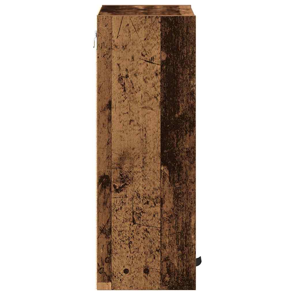 Badeværelsesskab Vægmonteret Gammelt træ 39 x 23,5 x 65 cm