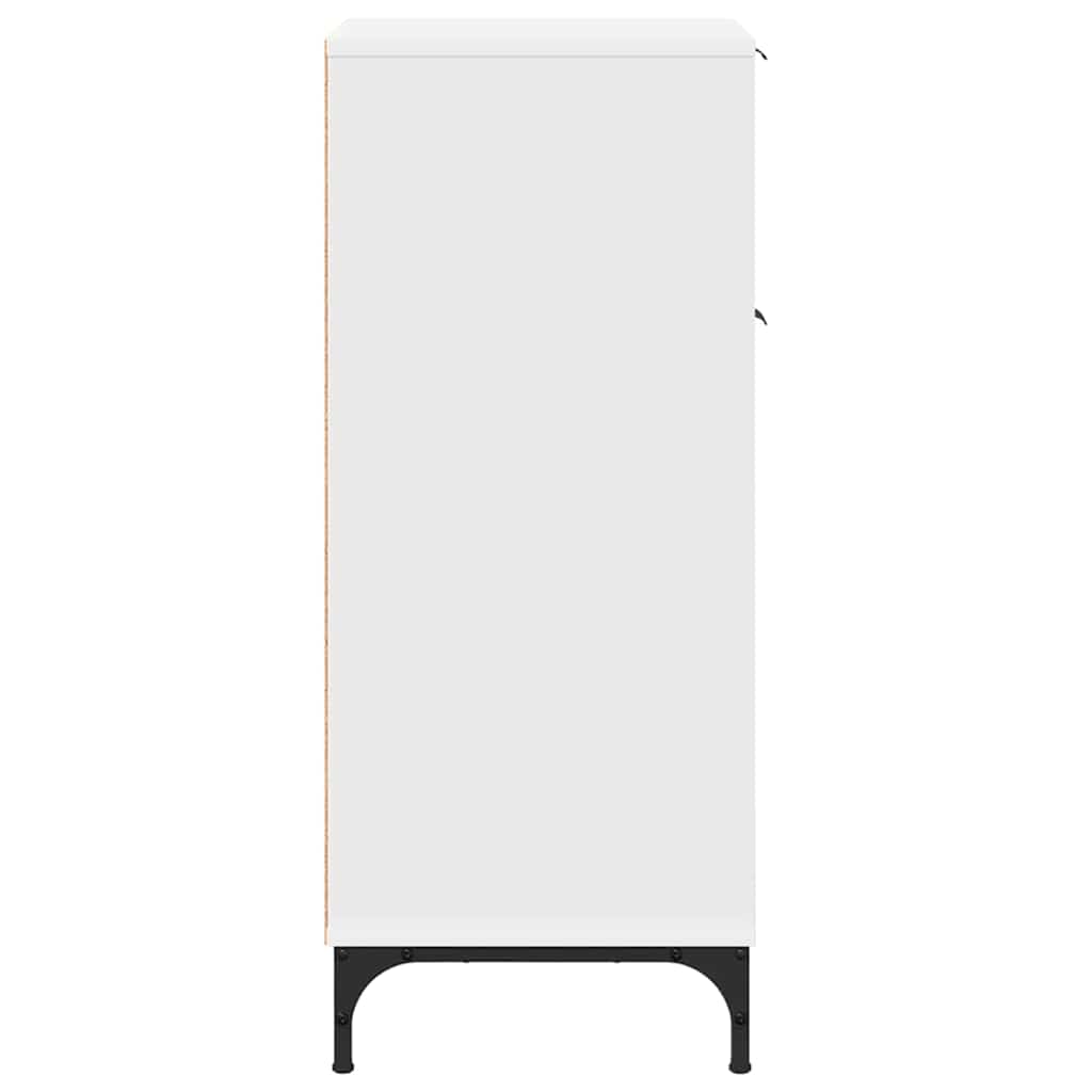 Badeværelsesskab Hvid 39,5 x 36 x 88 cm Konstrueret træ & Metal