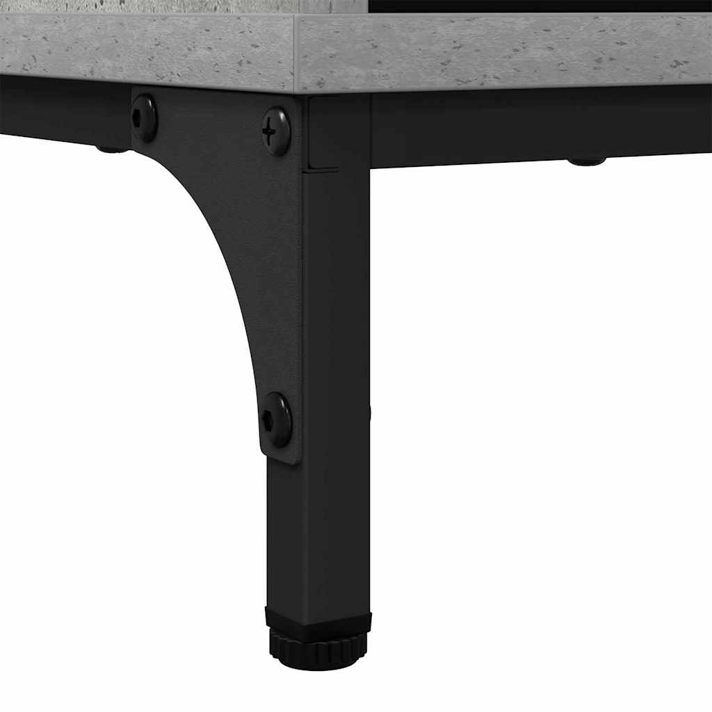 Badeværelsesskab med skuffe med dør Beton Grå 39,5 x 36 x 88 cm