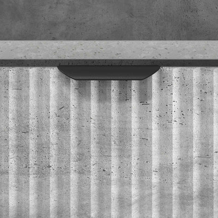Badeværelsesskab Beton Grå 31,5 x 33 x 190 cm