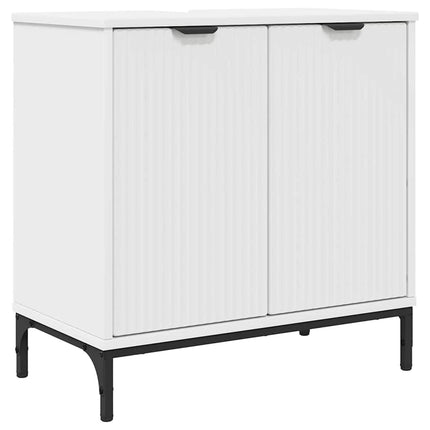Badeværelsesskabsunder Hvid 60.5 x 33.5 x 61 cm Konstrueret træ