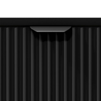 Sideboard Sort 69,5 x 33 x 82 cm Konstrueret træ