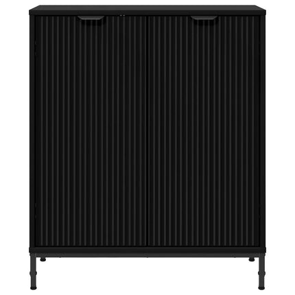 Sideboard Sort 69,5 x 33 x 82 cm Konstrueret træ