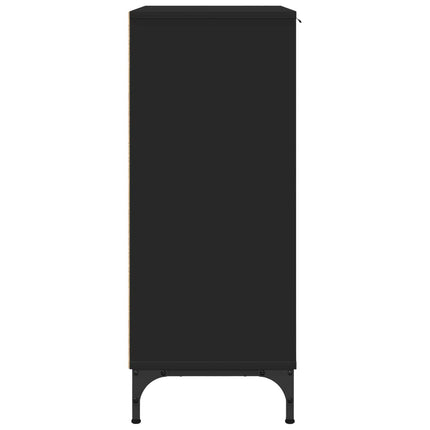 Sideboard Sort 69,5 x 33 x 82 cm Konstrueret træ
